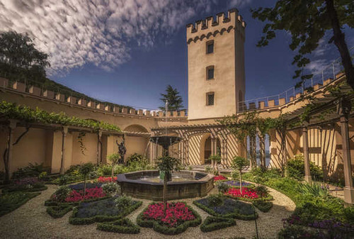Jual Poster Germany Castles Fountains Stolzenfels Castle near 1Z