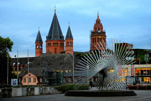 Jual Poster Germany Cathedral Sculptures Mainz Mainz Cathedral 1Z