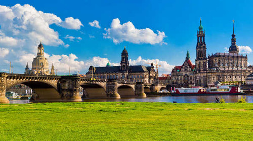 Jual Poster Germany Dresden Houses Rivers Bridges Marinas 1Z