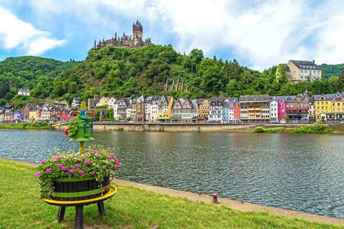 Jual Poster Germany Houses Castles Rivers Mosel Hill 1Z