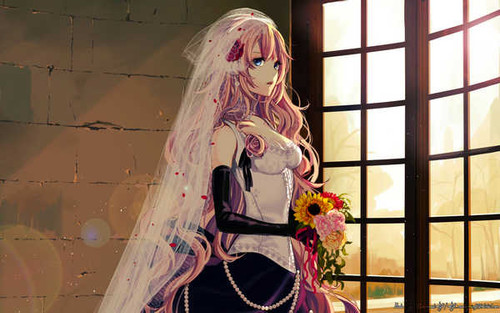 Poster Bride Flower Girl Luka Megurine Anime Vocaloid APC