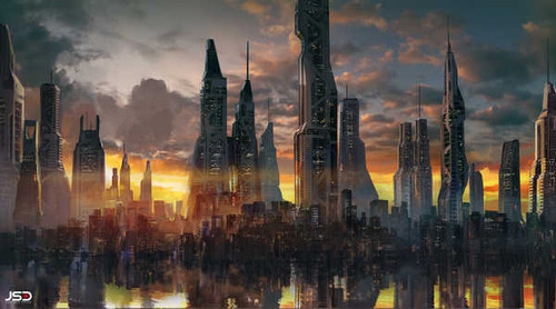Jual Poster Houses Skyscrapers Zion (Before the Fall) Jude 1Z