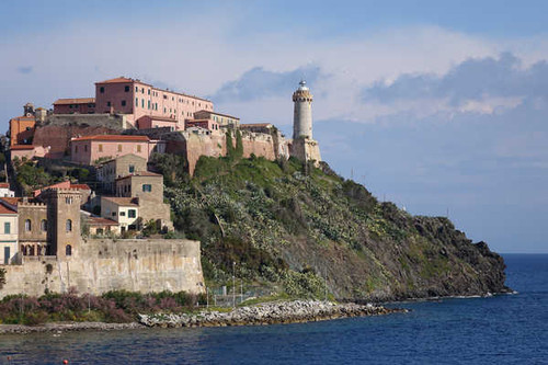 Jual Poster Island Lighthouses Italy Portoferraio Island Of 1Z