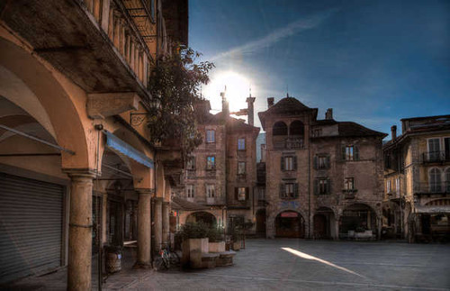 Jual Poster Italy Houses Domodossola 1Z