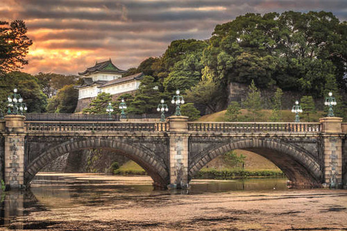 Jual Poster Japan Tokyo Rivers Bridges Imperial Palace Bridge 1Z
