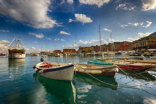 Jual Poster Liguria Italy Houses Ships Boats Sky Santa 1Z Jual Poster Liguria Italy Houses Ships Boats Sky Santa 1Z
