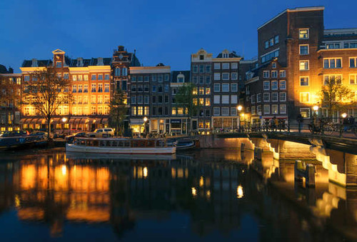 Jual Poster Netherlands Amsterdam Houses Bridges Marinas 1Z 001
