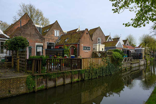 Jual Poster Netherlands Houses Edam Canal 1Z