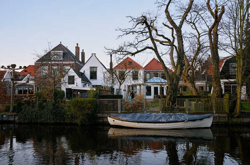 Jual Poster Netherlands Houses Rivers Boats Edam Fence 1Z