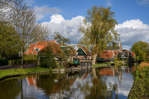 Jual Poster Netherlands Houses Rivers De Rijp Trees 1Z