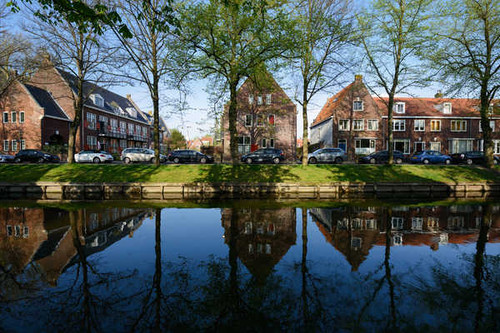 Jual Poster Netherlands Houses Rivers Edam Street Trees 1Z