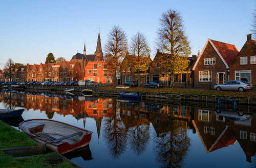 Jual Poster Netherlands Houses Rivers Marinas Evening 1Z 001