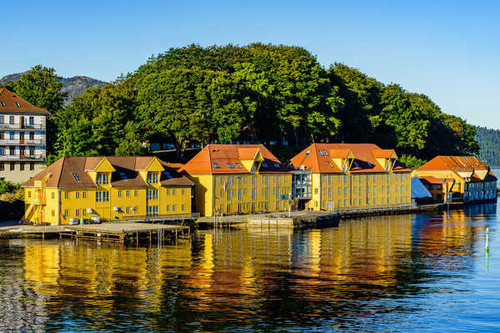 Jual Poster Norway Houses Rivers Marinas Bergen 1Z