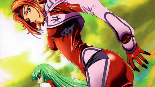 Poster C.C. (Code Geass) Kallen Kozuki Anime Code Geass APC