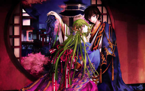 Poster C.C. (Code Geass) Lelouch Lamperouge Anime Code Geass APC001