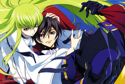 Poster C.C. (Code Geass) Lelouch Lamperouge Anime Code Geass APC006