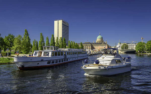 Jual Poster Potsdam Germany Houses Rivers Marinas Riverboat 1Z