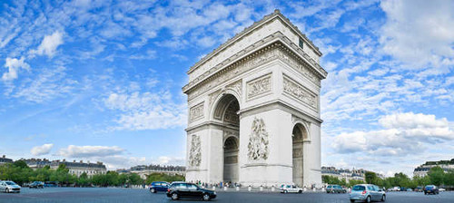 Jual Poster Sky France Arc de Triomphe Paris Arch 1Z