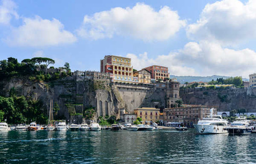 Jual Poster Sorrento Italy Houses Marinas Yacht Crag 1Z