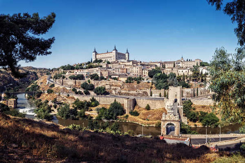 Jual Poster Spain Toledo Houses Rivers Bridges 1Z