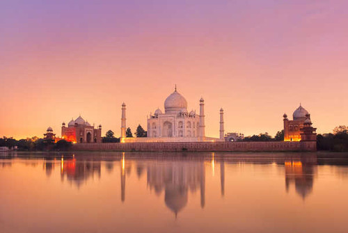 Jual Poster Taj Mahal India Evening Agra Uttar Pradesh 1Z