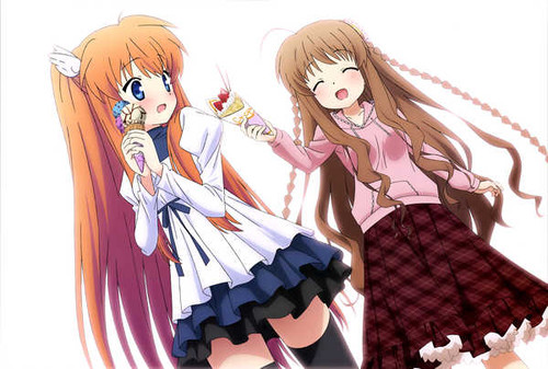 Poster Chihaya Ohtori Kotori Kanbe Anime Rewrite APC