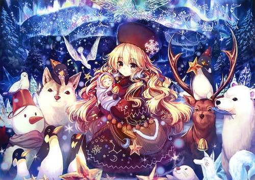 Poster Christmas Anime Original APC001