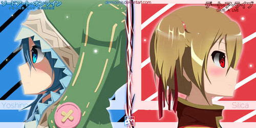 Poster Date A Live Sword Art Online Anime Crossover APC Poster Date A Live Sword Art Online Anime Crossover APC