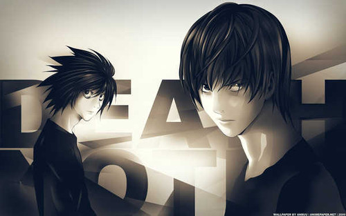 Poster Death Note L (Death Note) Light Yagami Anime Death Note APC