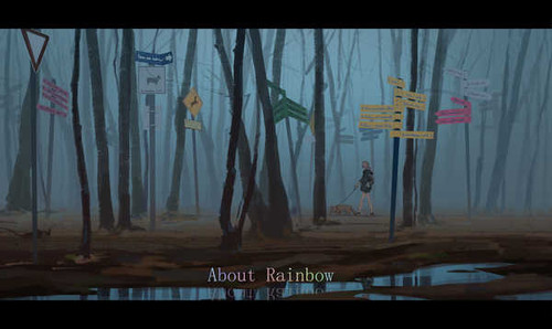 Poster Dog Forest Girl Anime Original APC Poster Dog Forest Girl Anime Original APC