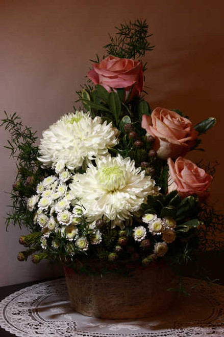 Jual Poster Bouquets Chrysanthemums Roses WPS