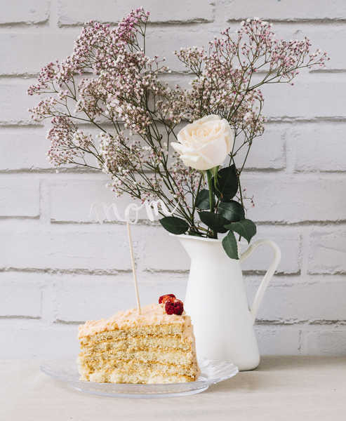 Jual Poster Roses Cakes mom Wall Jug container English Piece WPS