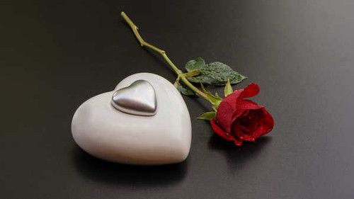 Jual Poster Roses Valentine's Day Gray background Heart Red WPS