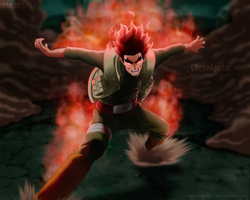 Poster Eight Gates (Naruto) Might Guy Naruto Naruto APC