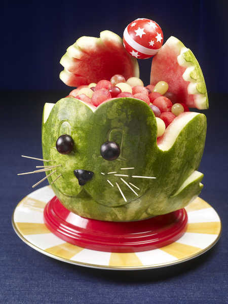 Jual Poster Watermelons Cats Design Plate Balls WPS