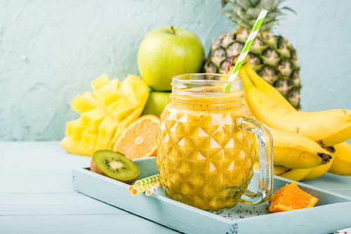 Jual Poster Apple Banana Fruit Juice Pineapple Smoothie Food Smoothie3 APC
