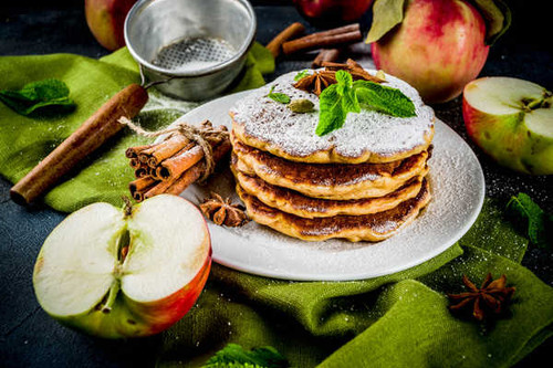 Jual Poster Apple Cinnamon Pancake Still Life Food Pancake1 APC