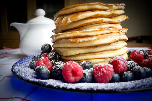 Jual Poster Berry Blackberry Blueberry Breakfast Pancake Raspberry Food Pancake APC