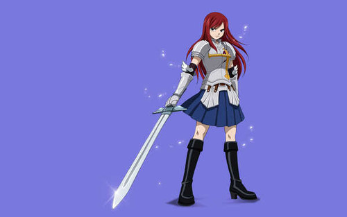 Poster Erza Scarlet Anime Fairy Tail APC005A Poster Erza Scarlet Anime Fairy Tail APC005A