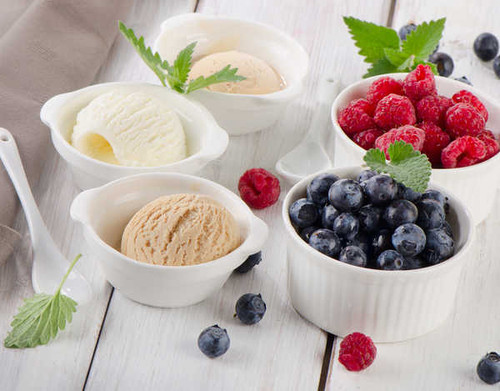 Jual Poster Berry Blueberry Fruit Ice Cream Raspberry Still Life Sweets Food Ice Cream APC 001