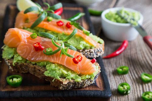 Jual Poster Bread Fish Salmon Toast Food Toast7 APC