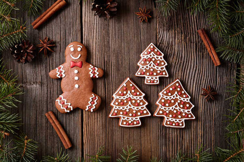 Jual Poster Christmas Cinnamon Cookie Gingerbread Food Cookie APC