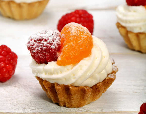 Jual Poster Cream Dessert Pastry Raspberry Sweets orange (Fruit) Food Dessert APC