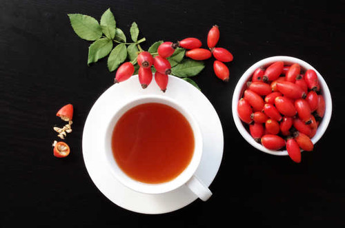 Jual Poster Cup Dog Rose Tea Food Tea APC