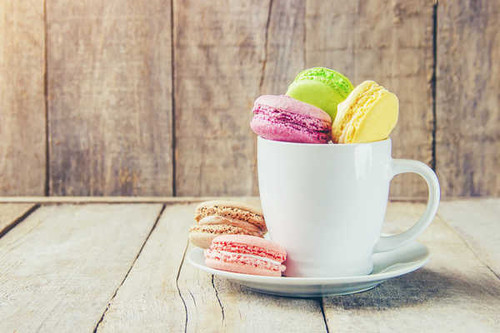 Jual Poster Cup Macaron Still Life Sweets Food Macaron5 APC