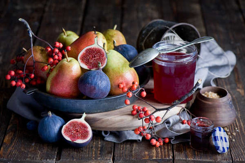 Jual Poster Fig Fruit Jam Peach Still Life Food Still Life APC