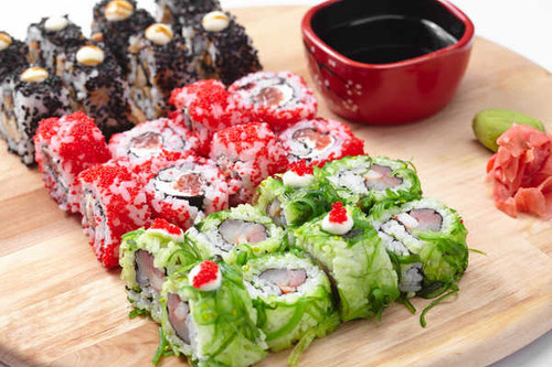 Jual Poster Fish Rice Seafood Sushi Food Sushi APC 017