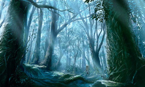 Poster Forest Anime Mushishi APC