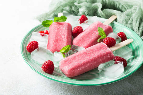 Jual Poster Ice Cream Ice Cube Popsicle Raspberry Still Life Food Ice Cream4 APC