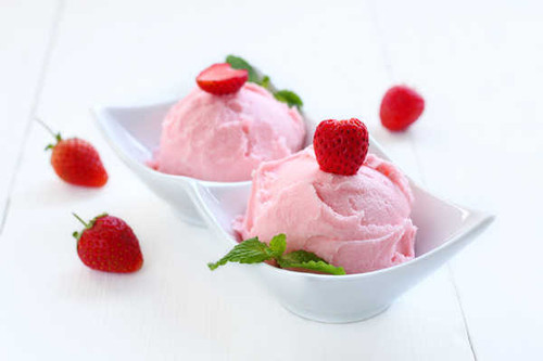 Jual Poster Ice Cream Strawberry Food Ice Cream APC 005